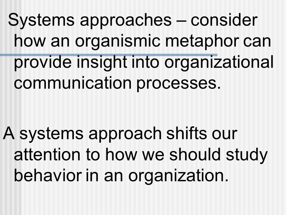 Organizational behavior an insight into different
